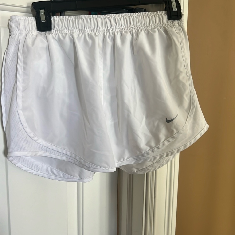 Dri-Fit white Nike shorts